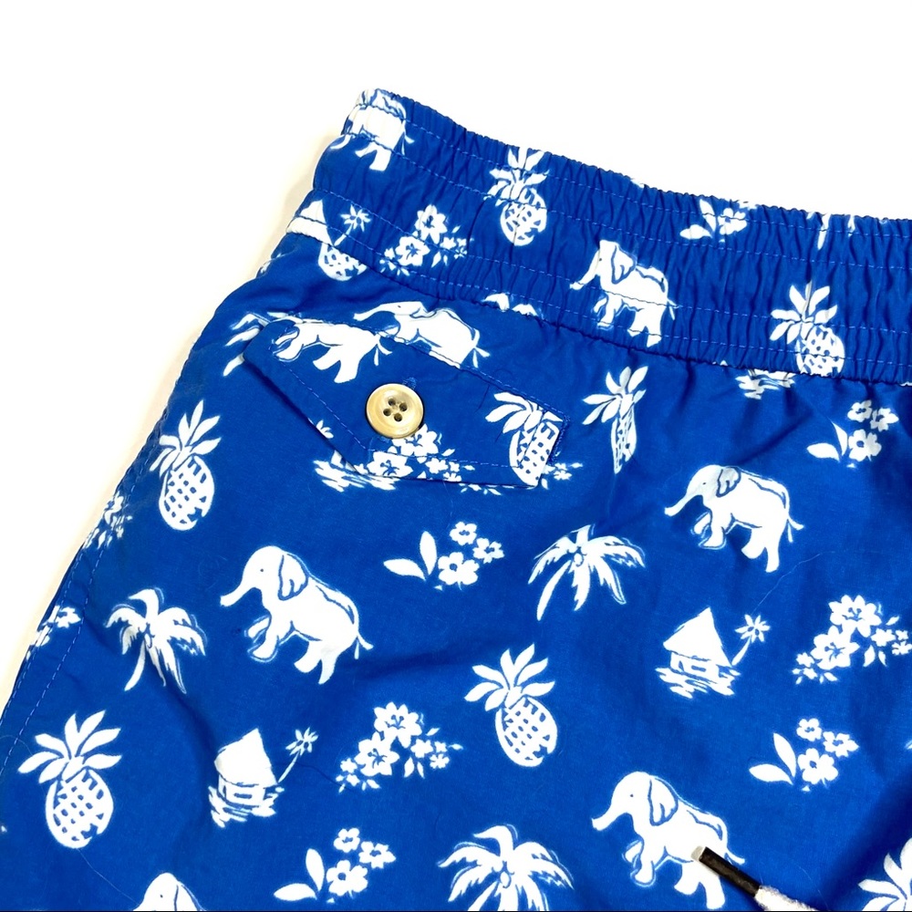 Vintage POLO RALPH LAUREN Elephant Swim Trunks L - Picture 5 of 7